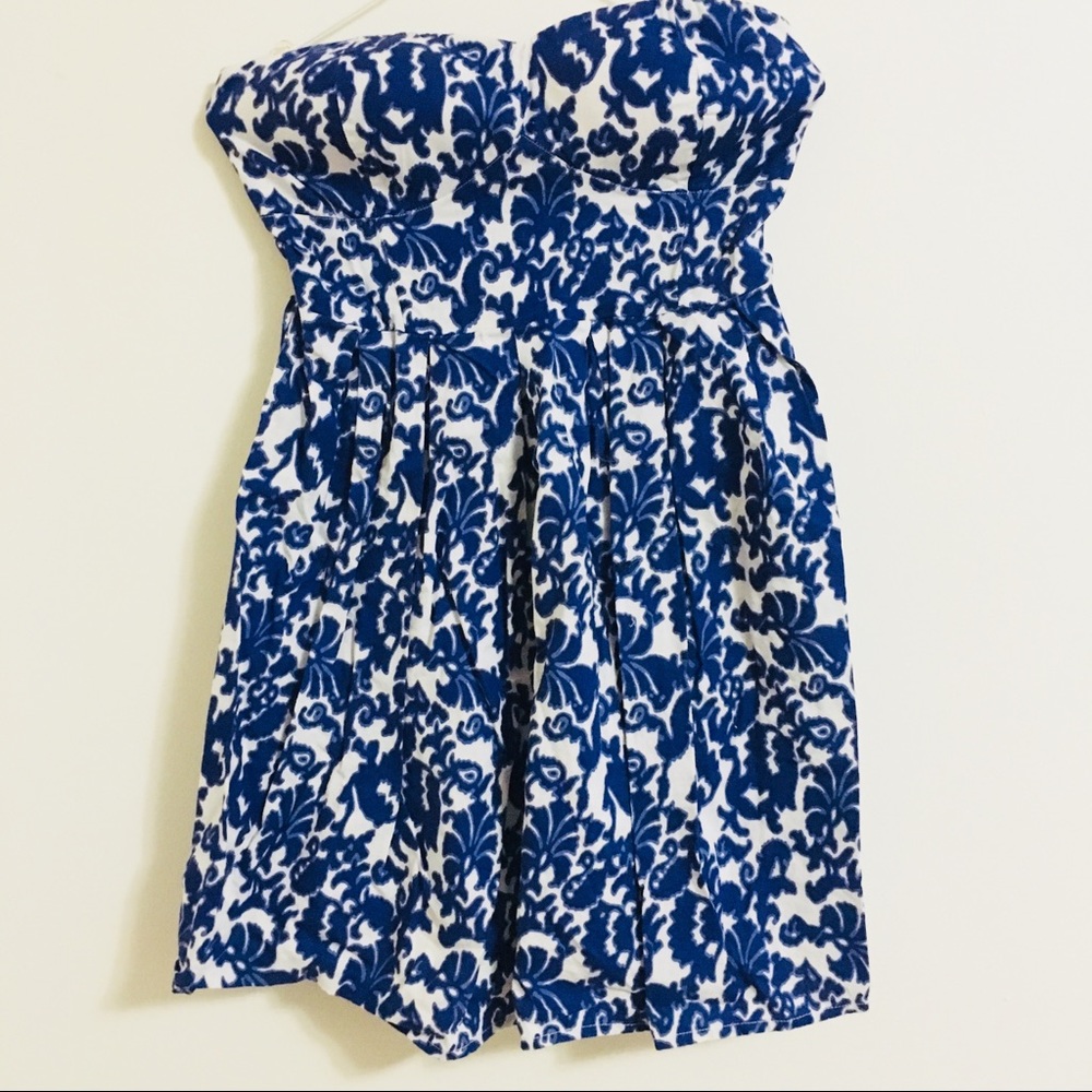 Blue Paisley Summer Dress